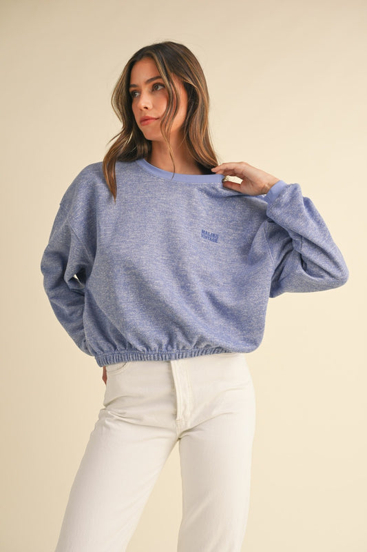 Malibu Vintage Crop Sweater