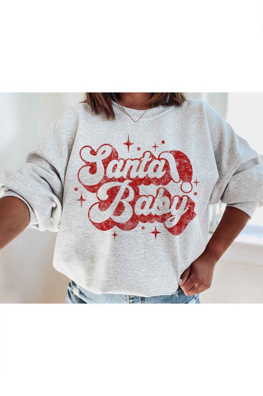 SANTA BABY SWEATSHIRT