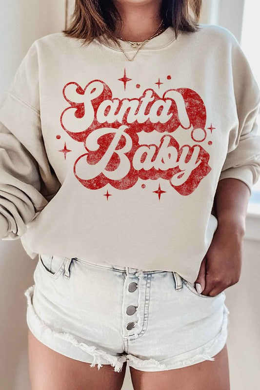 SANTA BABY SWEATSHIRT