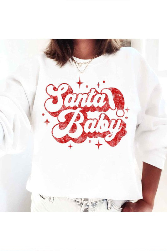 SANTA BABY SWEATSHIRT