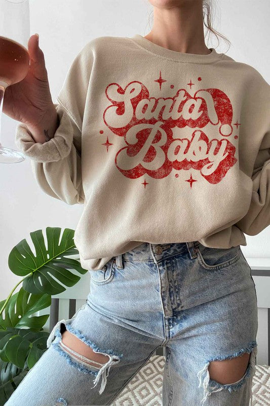 SANTA BABY SWEATSHIRT