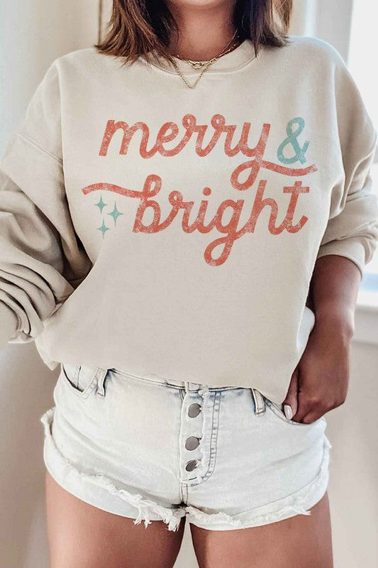 PLUS MERRY AND BRIGHT SWEATSHIRT