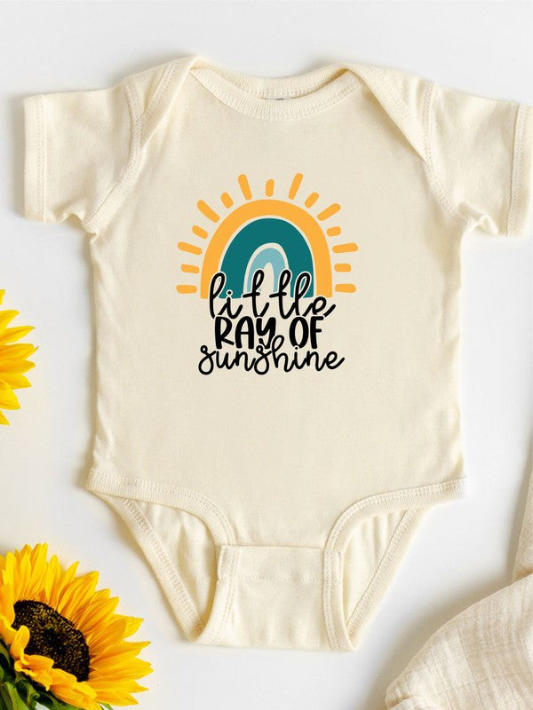 Blue - Boy Little Ray Of Sunshine Baby Onesie