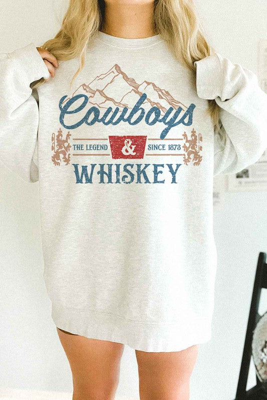 Cowboys and Whiskey Oversize