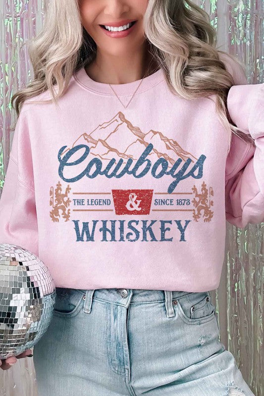 Cowboys and Whiskey Oversize