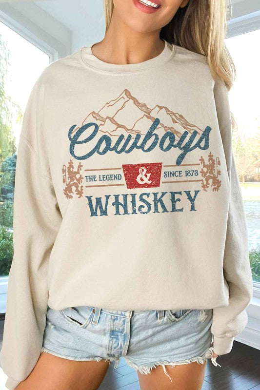 Cowboys and Whiskey Oversize