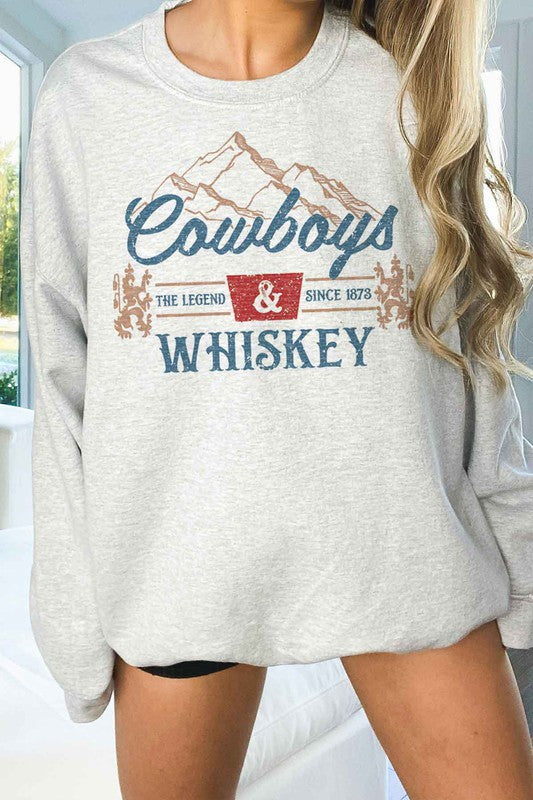 Cowboys and Whiskey Oversize