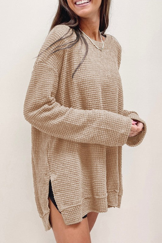 Waffle Knit Oversized