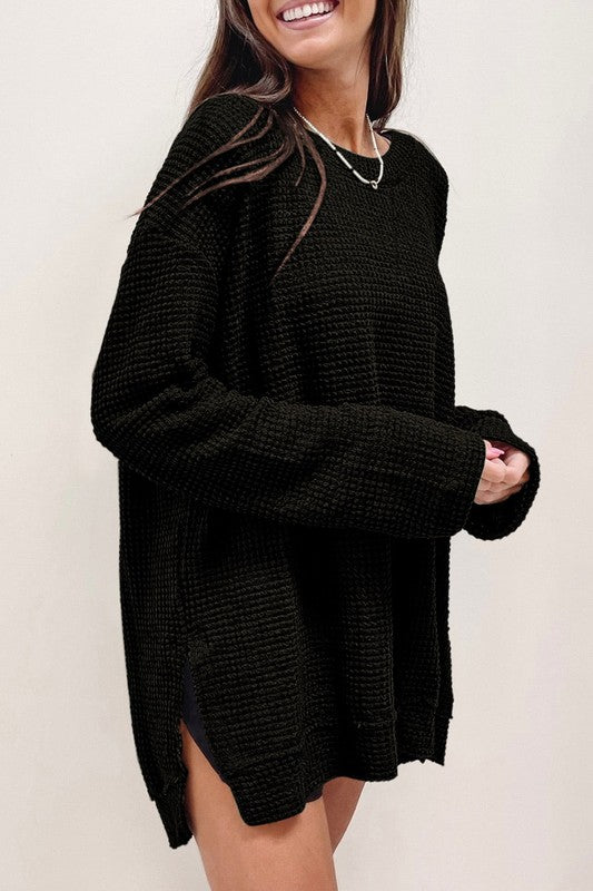 Waffle Knit Oversized