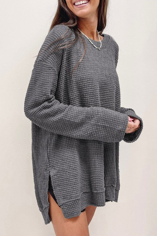 Waffle Knit Oversized