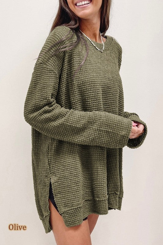 Waffle Knit Oversized