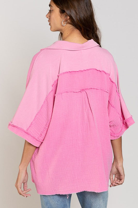 Bubblegum Button Top